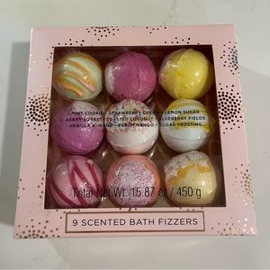 Scented Bath Fizzers - 9 Gift Set